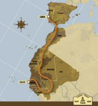 2006 Dakar Route