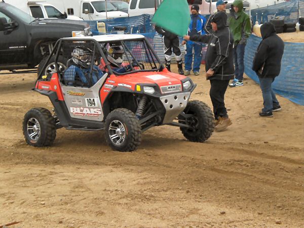 Chris Blais staging for Cal City 150. Chris Blais staging for Cal City 150.