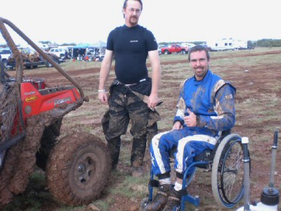 Chris and Todd after the Whiplash race Chris and Todd after the Whiplash race