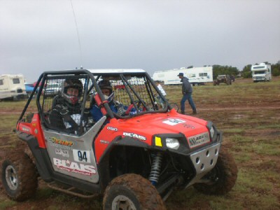 Chris and Todd before the Whiplash race Chris and Todd before the Whiplash race