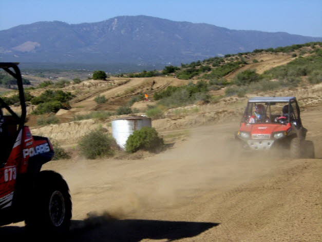 Chris and Robin WORCS UTV Race in Anza, Ca 2010