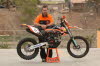 Chris with Baja 500 race bike 07