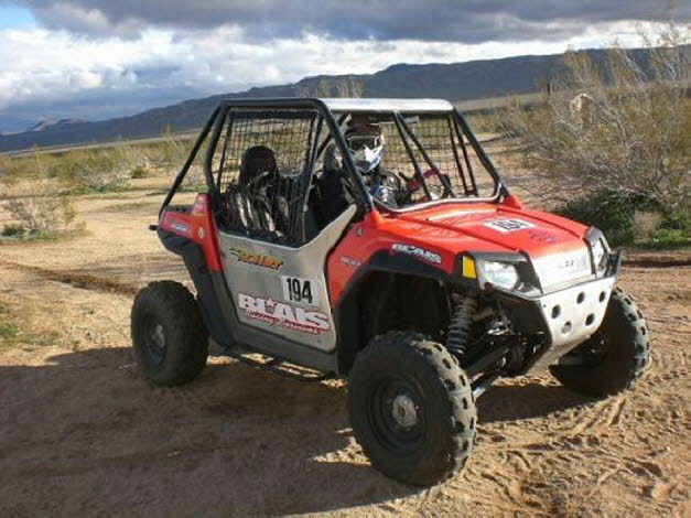 Chris in his Rzr at National Hare and Hound 2009