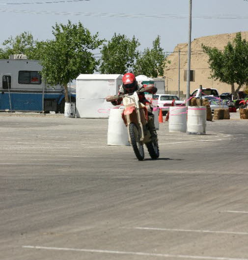 Chris up in Palmdale in 2004.