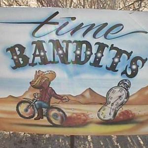 Our TIme Bandits Enduro Sign